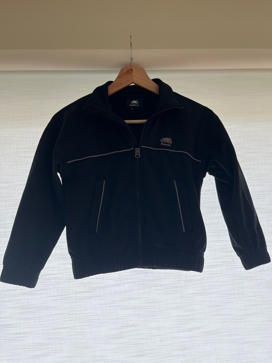 Roots Other - Roots Black Zip Jacket with Reflective Piping